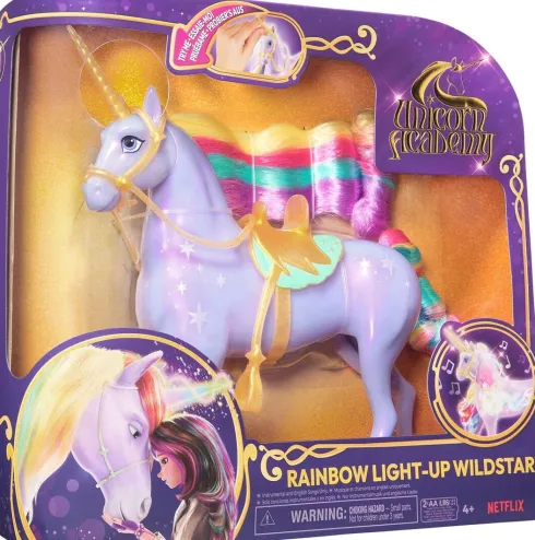 Unicorn Academy - Rainbow Light Up Wildstar 28 CM