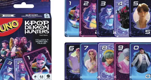 Uno - K-Pop Demon Hunters - Kortspil - Mattel Games Jrv01
