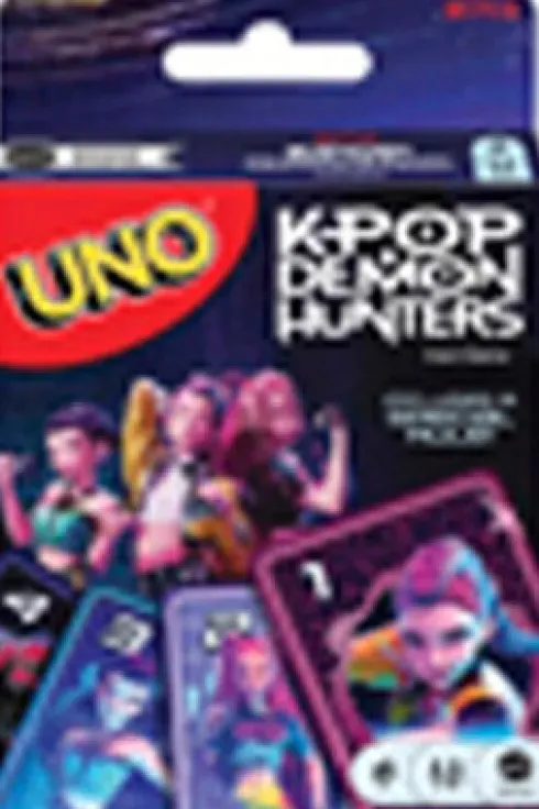 Uno - K-Pop Demon Hunters - Kortspil - Mattel Games Jrv01