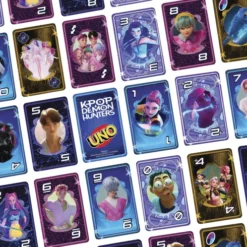 Uno - K-Pop Demon Hunters - Kortspil - Mattel Games Jrv01
