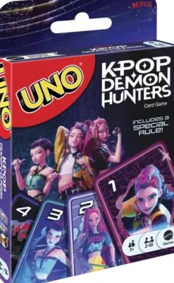 Uno - K-Pop Demon Hunters - Kortspil - Mattel Games Jrv01