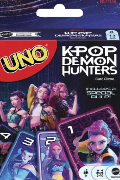 Uno - K-Pop Demon Hunters - Kortspil - Mattel Games Jrv01