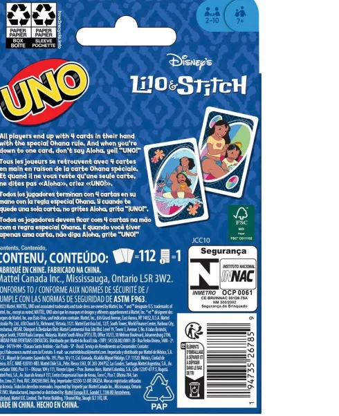 Uno - Lilo & Stitch Udgave - Kortspil
