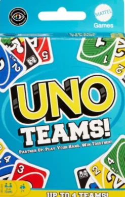 Uno Teams Kortspil - Mattel Games
