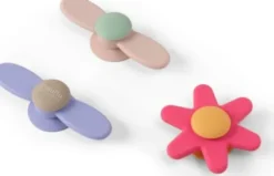 Vanilla Copenhagen - Suction Spinner Set - Silicone - Pink - Spin0626