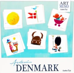 Vendespil - Danmark - Ib Antoni - Art Memo - 36 Kort - Barbo Toys