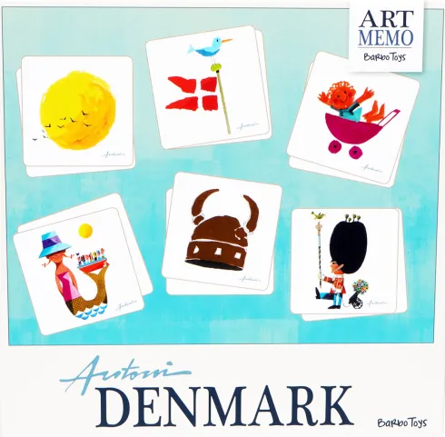 Vendespil - Danmark - Ib Antoni - Art Memo - 36 Kort - Barbo Toys