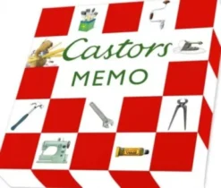 Vendespil Til Børn - Castors Memo - 40 Brikker