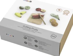 Viga Polarb - Cutting Fruits - Skærbar Frugt Legemad Sæt I Træ