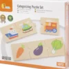 Viga Puslespil I Træ - Kategori Sortering - 8 Mini Puslespil