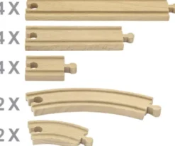 Viga - Togbane - Togskinner - 16 Dele