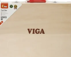 Viga - Værktøjskasse Med Legeværktøj I Træ - 12 Dele