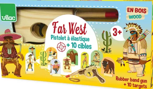 Vilac - Elastik Pistol Med Målskiver