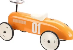 Vilac - Gåbil I Metal Til Børn - Retro - Gummihjul - Orange