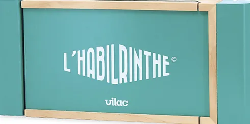 Vilac - Labyrint Spil Med Kugle - 2-I-1 - Træ