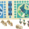 Vilac - Ludo Og Gåsespil Brætspil Til Børn - Vendbart