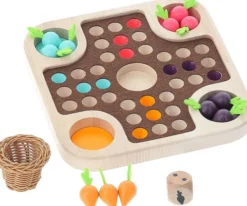 Vilac - Ludo Spil Til Børn - Grøntsager I Haven - Træ