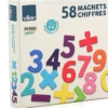 Vilac - Magnet Tal Og Tegn - Træ - 58 Stk