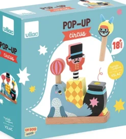 Vilac - Pop Up Legetøj - Cirkus - Træ