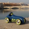 Vilac - Racerbil Legetøj I Træ - Vintage - Old Sport - Matrosblå