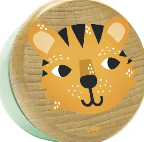 Vilac - Spilledåse Til Børn - Tiger - Træ - Michelle Carlslund