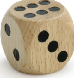 Vilac - Stor Terning I Træ - 3X3 CM