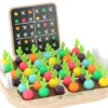 Vilac - Sudoku Brætspil Til Børn - Farver På Grøntsager - Træ