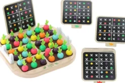 Vilac - Sudoku Brætspil Til Børn - Farver På Grøntsager - Træ
