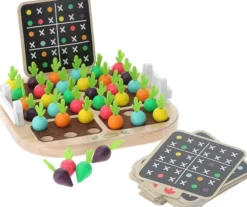 Vilac - Sudoku Brætspil Til Børn - Farver På Grøntsager - Træ