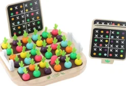 Vilac - Sudoku Brætspil Til Børn - Farver På Grøntsager - Træ