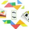 Vilac - Tangram Battle - 100 Kort Og 2 Spil