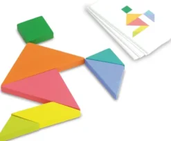 Vilac - Tangram Battle - 100 Kort Og 2 Spil