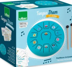 Vilac - Tongue Drum - Tungetromme Til Børn - 11 Toner - 20 CM
