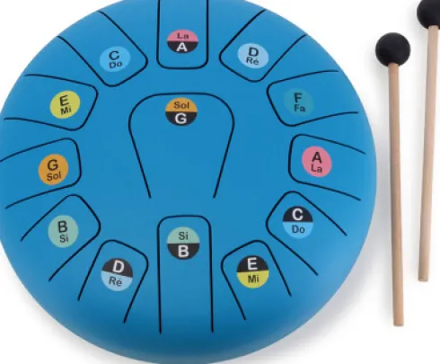 Vilac - Tongue Drum - Tungetromme Til Børn - 13 Toner - 25 CM