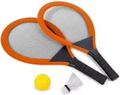 Vini Sport Jumbo Racket Sæt Til 2 Spillere - Assorteret