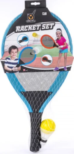 Vini Sport Jumbo Racket Sæt Til 2 Spillere - Assorteret