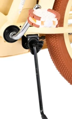 Volare - Ashley 18" Børnecykel - Kurv Og Bagagebærer - Creme