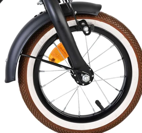 Volare - Black Cruiser - 12" Tommer - Sort - Børnecykel