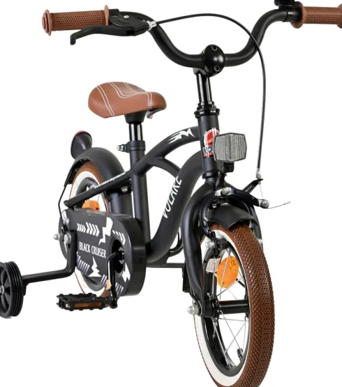 Volare - Black Cruiser - 12" Tommer - Sort - Børnecykel