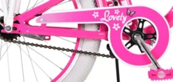 Volare - Børnecykel Med Kurv - 20" Tommer - Blomster - Pink
