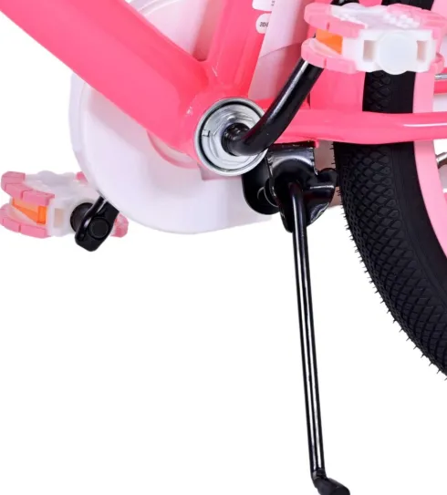 Volare - Børnecykel Med Støttehjul - 18" - Ashley Dark - Pink