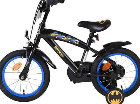 Volare - Børnecykel Med Støttehjul - 14" Tommer - Batman - Blå