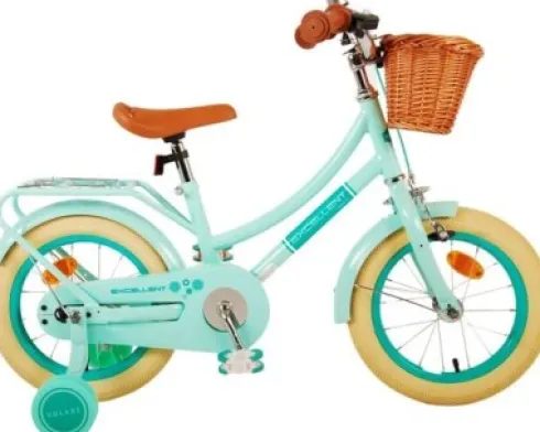 Volare - Børnecykel Med Støttehjul - 14" Tommer - Excellent Grøn