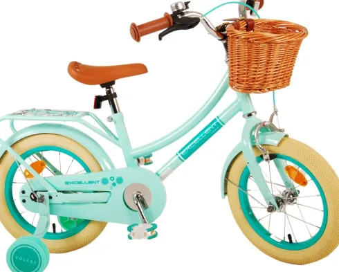 Volare - Børnecykel Med Støttehjul - 14" Tommer - Excellent Grøn