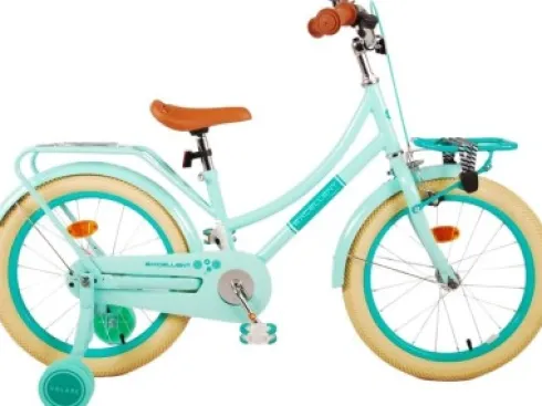 Volare - Børnecykel Med Støttehjul - 18" Tommer - Excellent Grøn