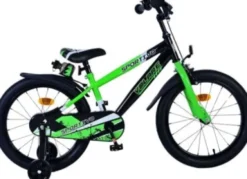 Volare - Børnecykel Med Støttehjul - 18" Tommer - Sportivo Grøn