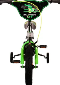 Volare - Børnecykel Med Støttehjul - 12'' - Super Gt - Grøn