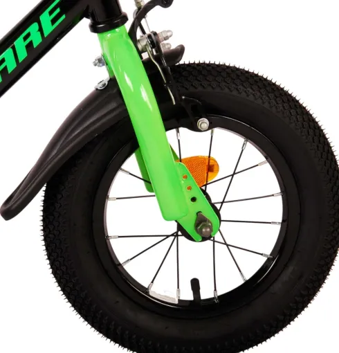 Volare - Børnecykel Med Støttehjul - 12'' - Super Gt - Grøn