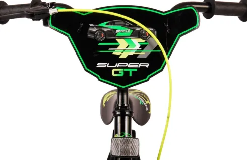 Volare - Børnecykel Med Støttehjul - 12'' - Super Gt - Grøn
