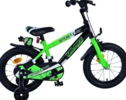 Volare - Børnecykel Med Støttehjul - 14" Tommer - Sportivo Grøn